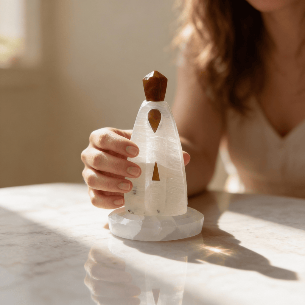 Imagem de Nossa Senhora Aparecida • Escuta (10cm) - Sensí