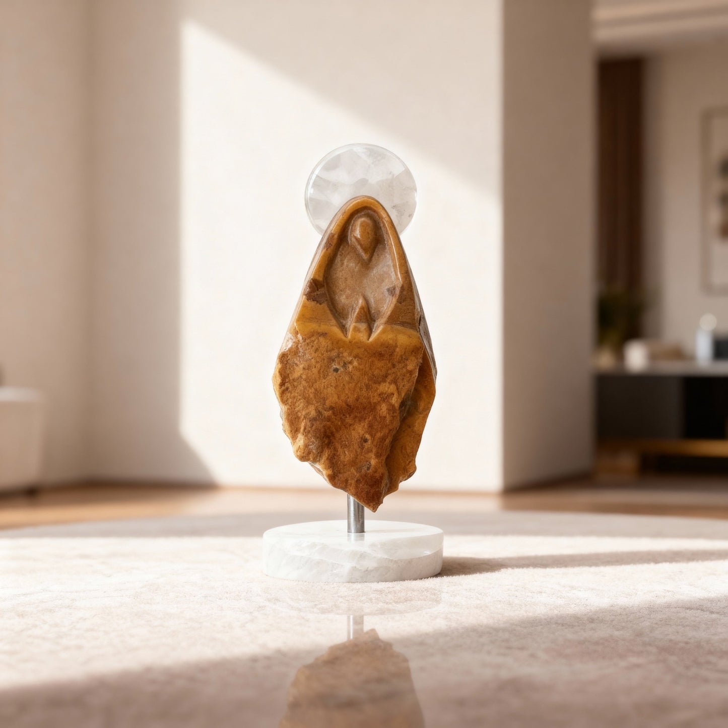 Nossa Senhora — Ed. Limitada em Selenita e Jaspe - Sensí