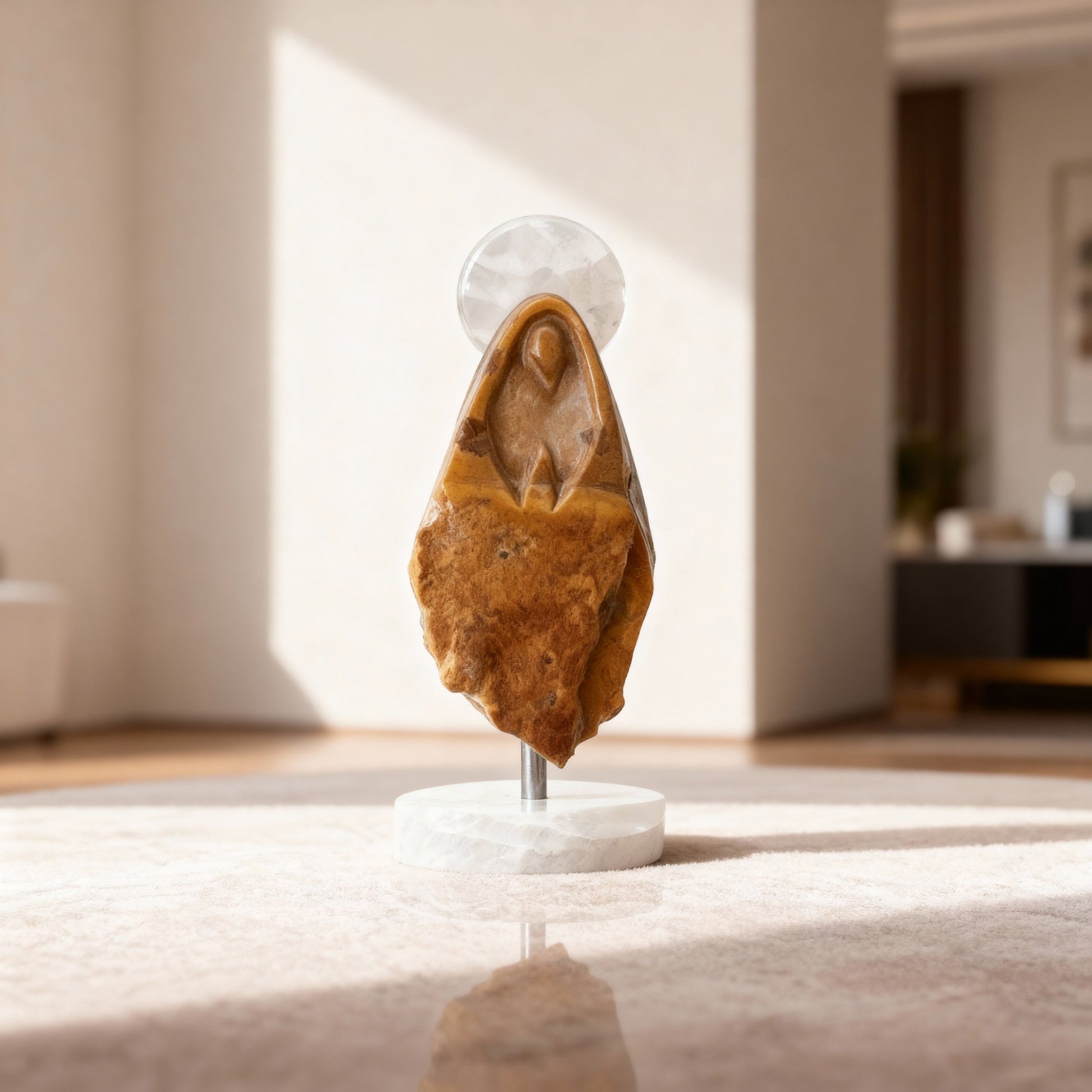 Nossa Senhora — Ed. Limitada em Selenita e Jaspe - Sensí