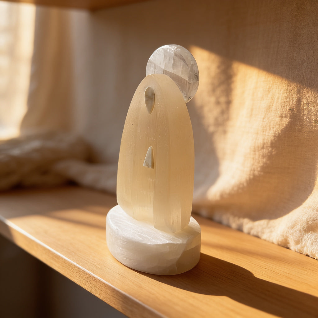 Imagem Sagrada Nossa Senhora Encontro de almas (15cm)